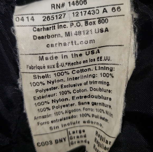 Vintage Carhartt Duck Traditional Coat Union Made - Picture 11 of 14
